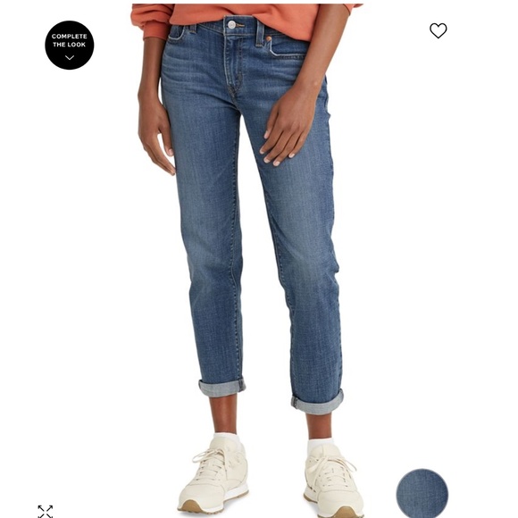 Levis Boyfriend Jeans Size 33 - Picture 1 of 9